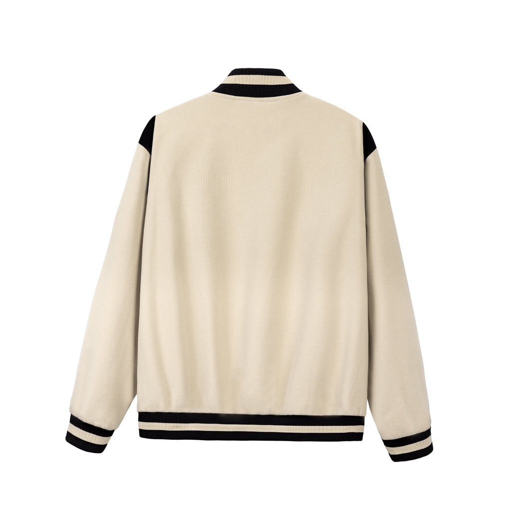 Áo khoác bomber Teddy nhung tăm LADOS - 2076 ấm áp,trẻ trung, sang trọng giá rẻ