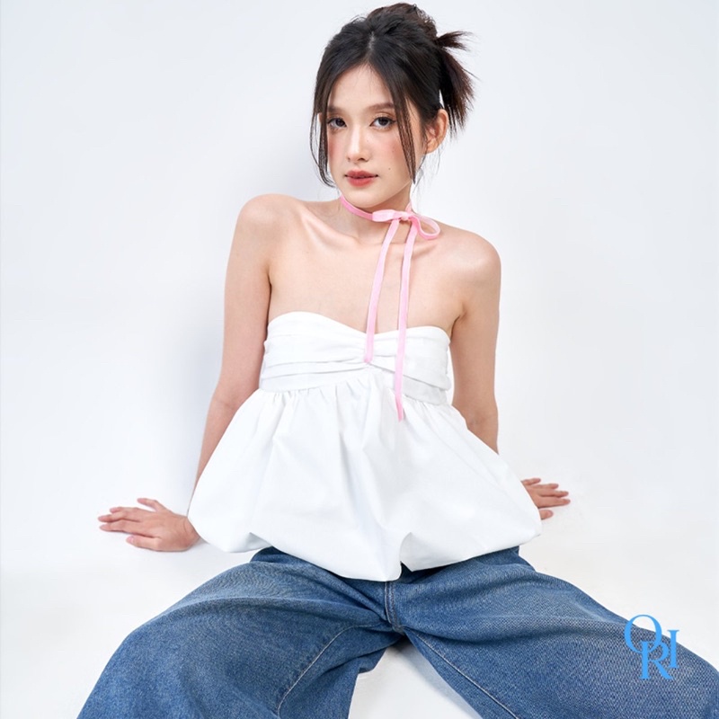 ORIGINALITY - ÁO BÍ TRẮNG CÚP NGỰC - TULIP TOP | BigBuy360 - bigbuy360.vn