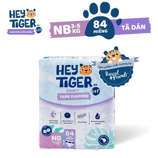 Tã bỉm dán hey tiger jumbo size nb - 84 miếng