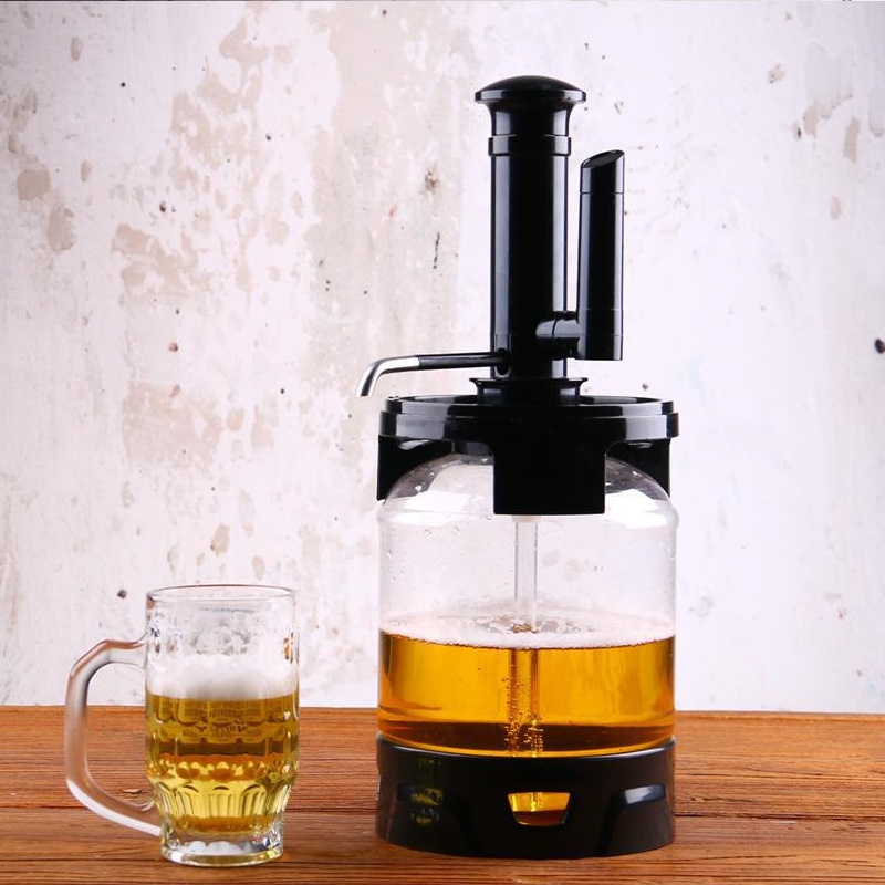 Bình đựng bia 3 lít HC Nhựa ABS + PET Dùng cho xưởng sản xuất, nhà hàng kinh doanh bia có vòi rót vận chuyển dễ