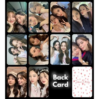 Set 10 card giấy bo góc in 2 mặt ảnh FreenBecky selfie