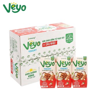 2 Lốc sữa chua uống VEYO ( lốc 3 hộp x 180ml)