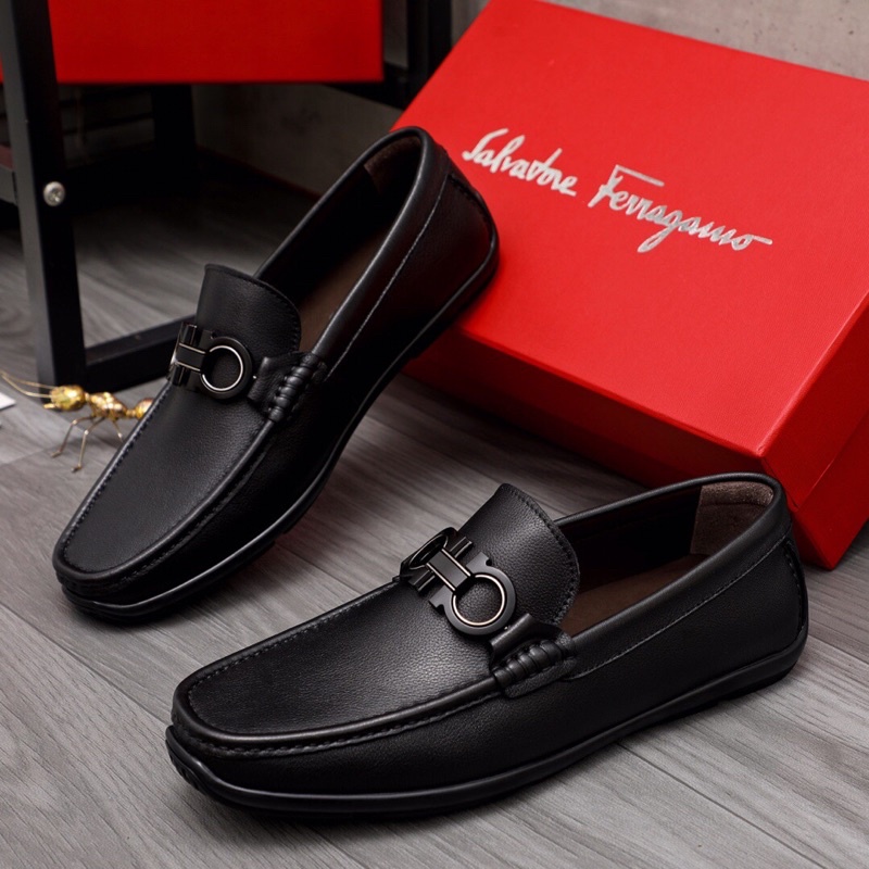 Giày tây lười nam cao cấp, giày công sở Salvatore Ferragamo 2023