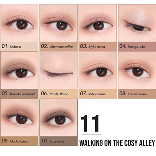 Bảng Phấn Mắt 10 Màu CLIO Pro Eye Palette 0.6G*10