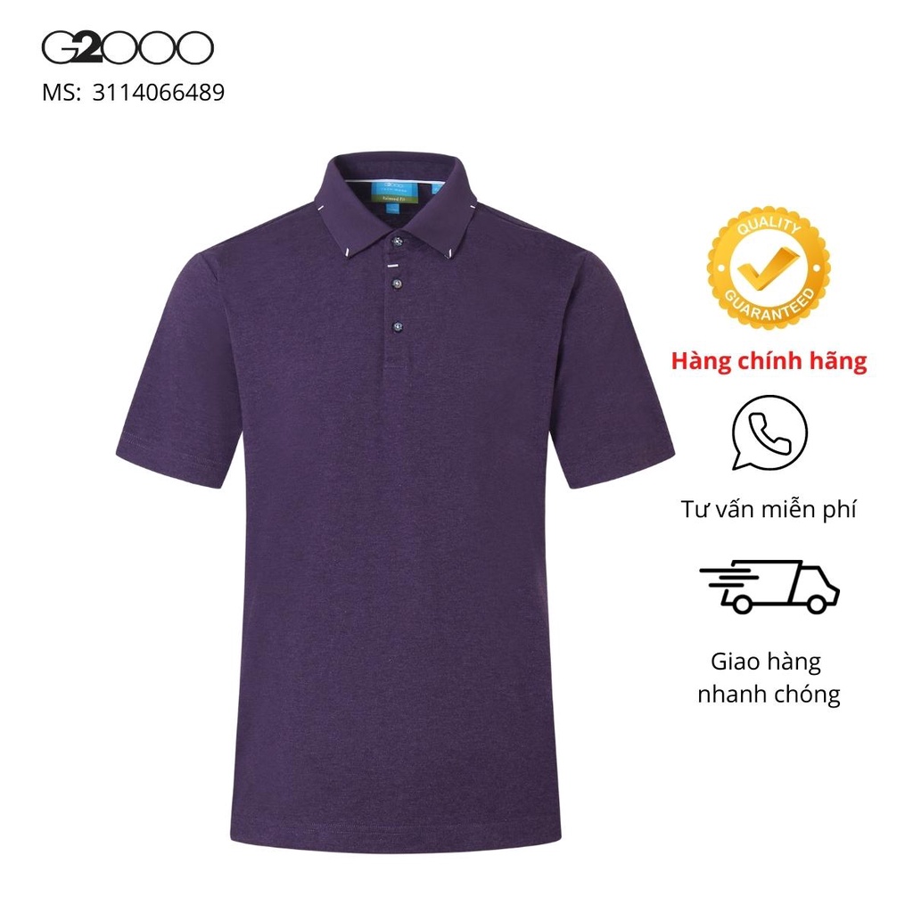 Áo Polo Nam Smart Fit G2000 (3114066489) Màu Tím