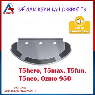 Gắn khăn lau robot hút bụi ecovacs t5 hero, t5 max, ozmo950, ozmo920