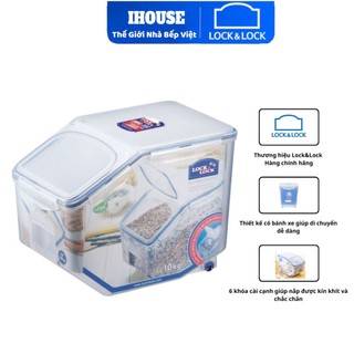 Thùng đựng gạo Lock&Lock 12 lít/10kg và 2.5kg– HPL510 -HPL510MS2/HPL701/HPL700