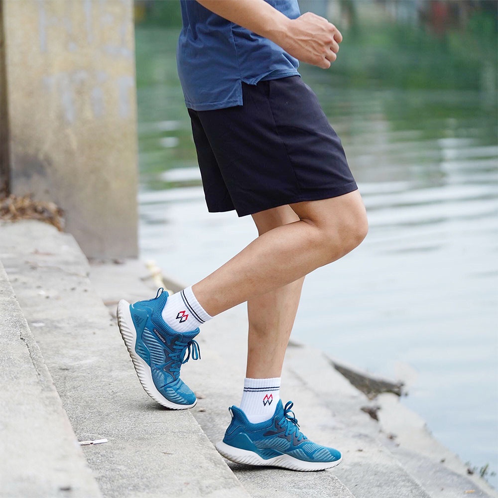 Tất thể thao chuyên chạy bộ, đá bóng MRM Manlywear chống trơn trượt phồng rộp chân, thấm hút mồ hôi-CB3CD