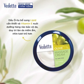 Kem massage mặt và body Olive Vedette 145ml nuôi dưỡng và củng cố hàng rào bảo vệ da