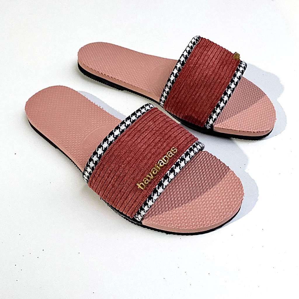 Dép quai ngang nữ havanas 5 màu mẫu mới, êm ái thời trang.