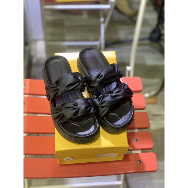 Dép quai nhún phồng đi êm chân QC full box