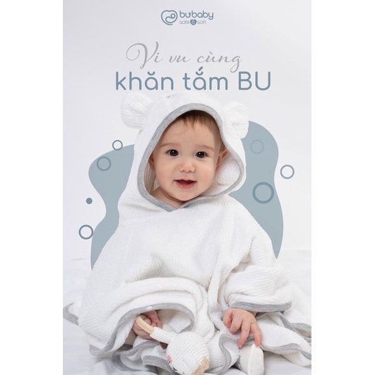 Bu Baby  Khăn tắm Bu cho bé trai bé gái