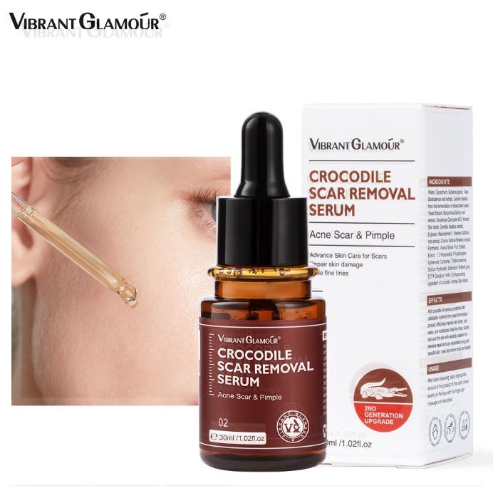 Tinh chất làm mờ Vết thâm - Sẹo Crocodile Repair Serum Vibrant Glamour EN