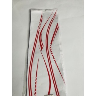 Tem Chỉ Chấm Bi Vision Đỏ Decal in