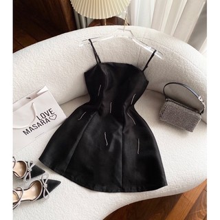 ĐẦM 2S ĐEN ĐÍNH ĐÁ 🖤