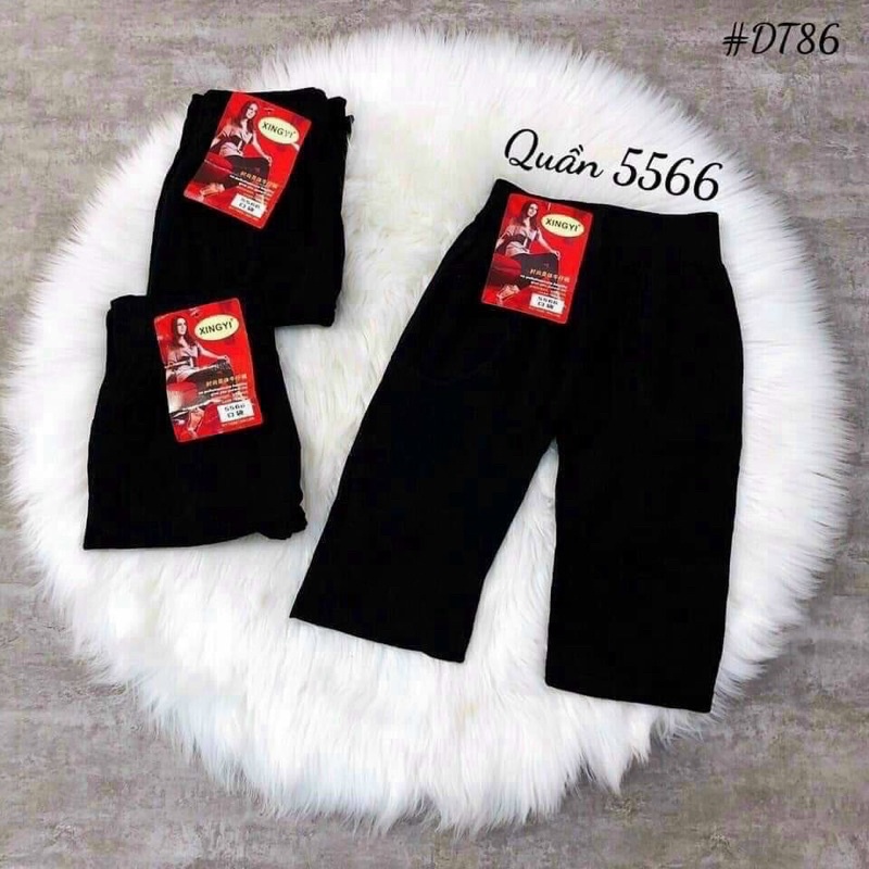 Quần legging lửng 5566, quần dệt qc, quần ôm