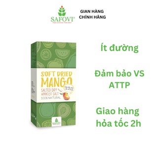 Xoài sấy dẻo lắc xí muội Safovi mằn mặn, cay cay, siêu ngon | TRÁI CÂY SẤY SAFOVI
