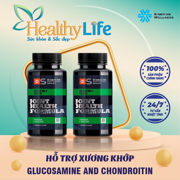 [ Siberian HCM ] Glucosamine and Chondroitin - Tăng cường khả năng vận động của khớp 120 viên