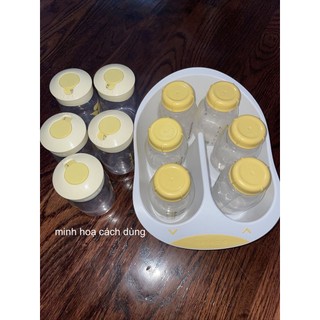 Khay Mêdela chứa 6 bình 150ml (đã qua sử dụng)