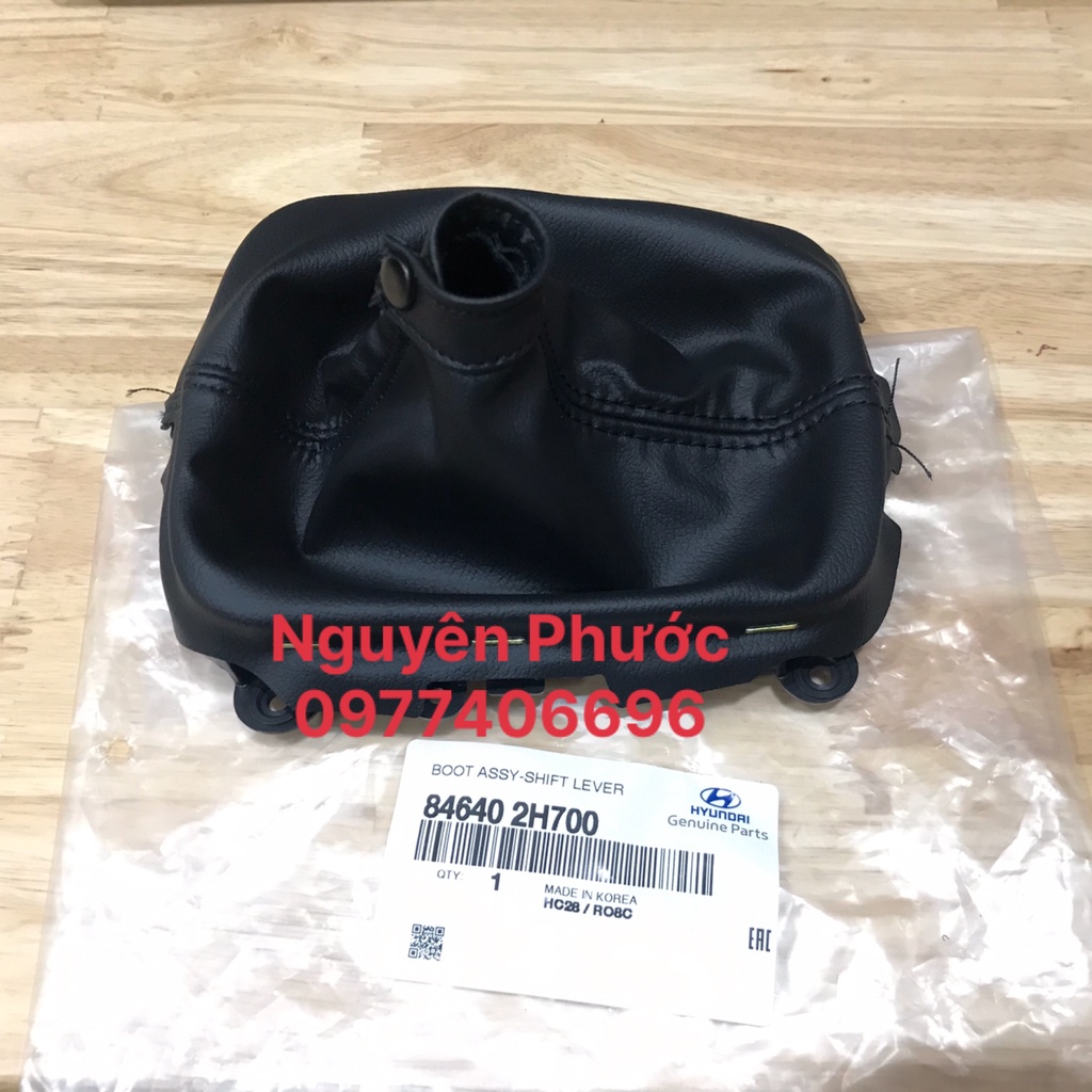 Bao da che bụi tay đi số MT  - HYUNDAI ELANTRA, AVANTE 2008 - 2012/ Hàng xịn chính hãng 846402H700