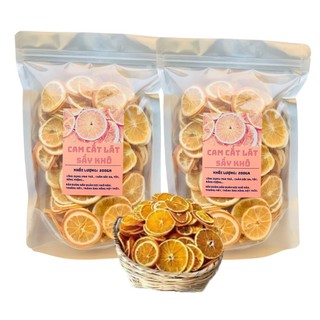 Cam sấy cắt lát gói 200gr - Trà detox trái cây