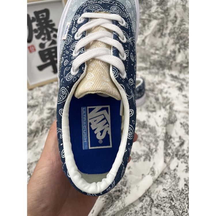 Hàng order xuất dư ***Vans Acer Ni Sp White and Blue Cashew Flower Unisex