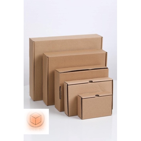 18x12x4 Combo 20 hộp Carton nắp gài đóng hàng