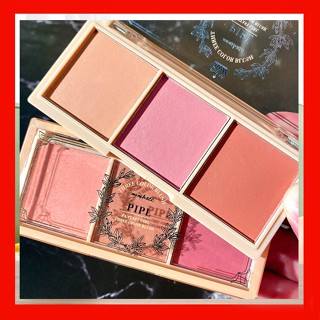 Phấn Má Hồng 3 ô PIPL nội địa trung tông cam hồng đào