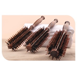 Lô Sấy Tròn Cán Gỗ, Lược Sấy Tạo Kiểu Tóc Nam Nữ Toni Guy - HSL051