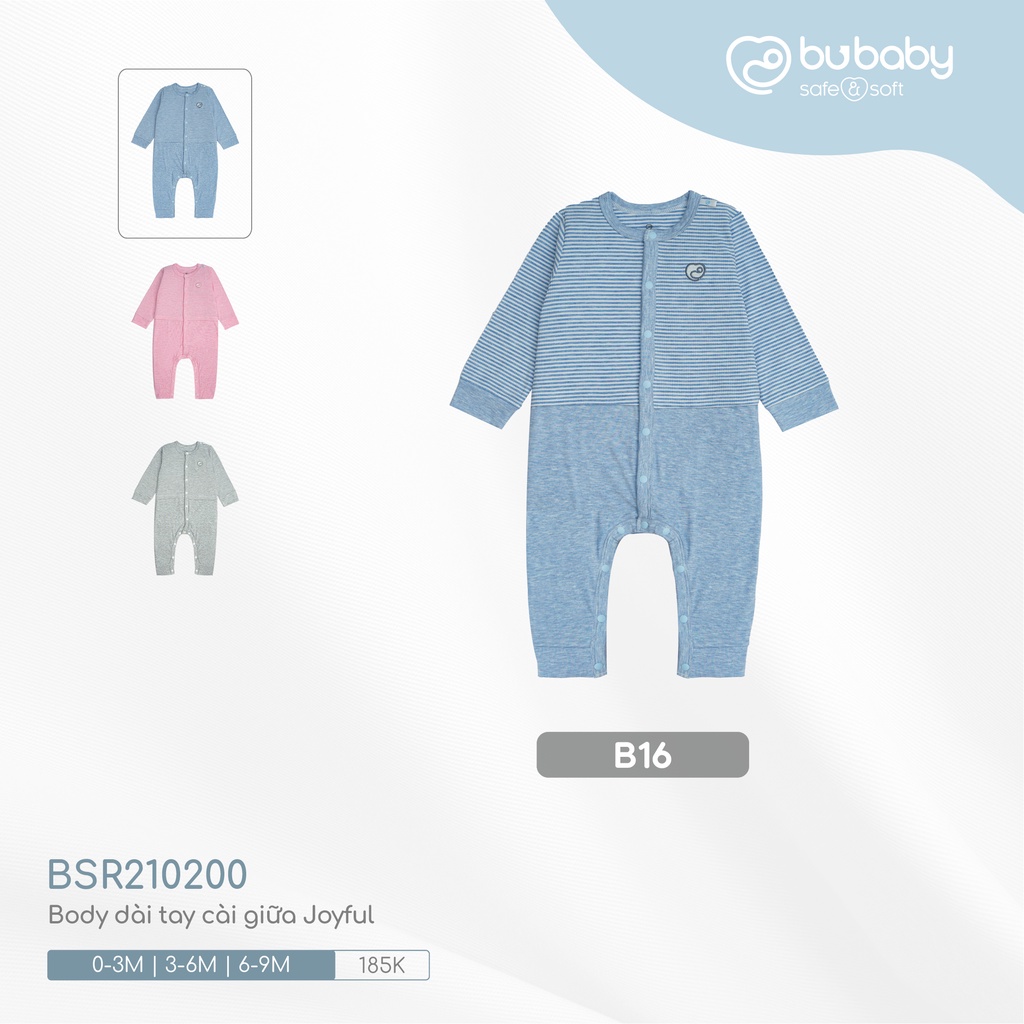 Body dài tay cài giữa Joyful BU SIRO