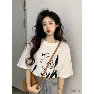 [AT77928] TỔNG HỢP CÁC MẪU ÁO THUN GẤU XINH, HOẠ TIẾT SIÊU CUTE FREESIZE