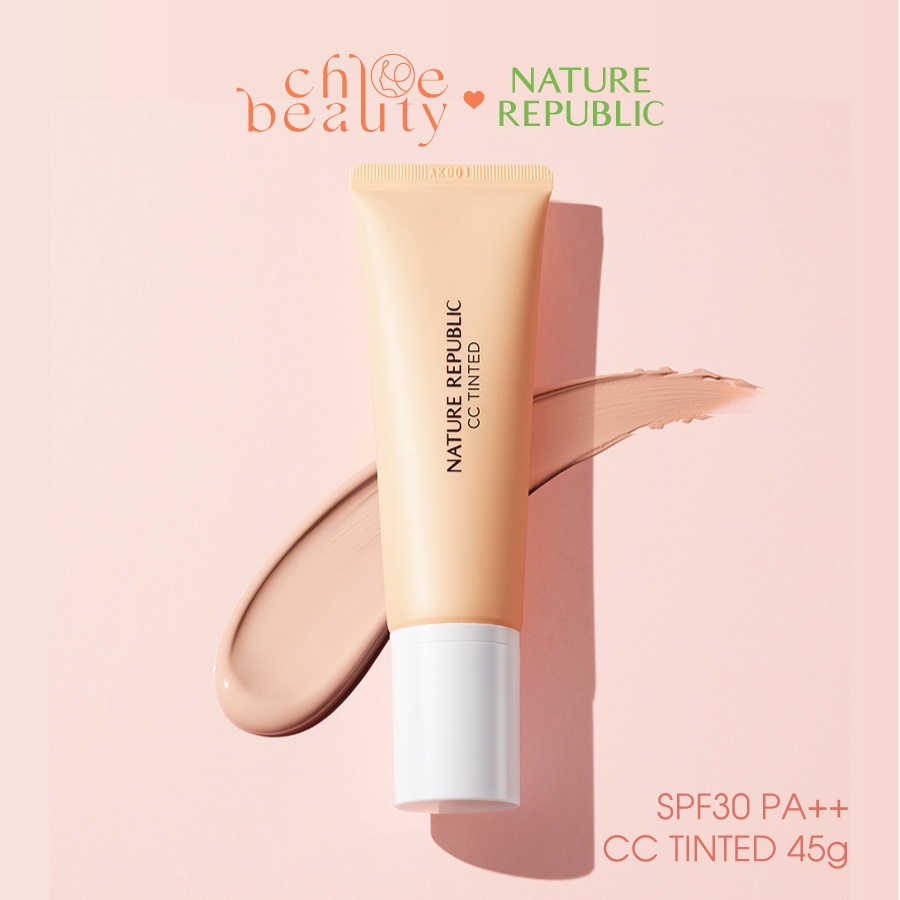 Kem trang điểm mỏng mịn NATURE REPUBLIC Nature Origin CC Tinted SPF30 PA++ 45g