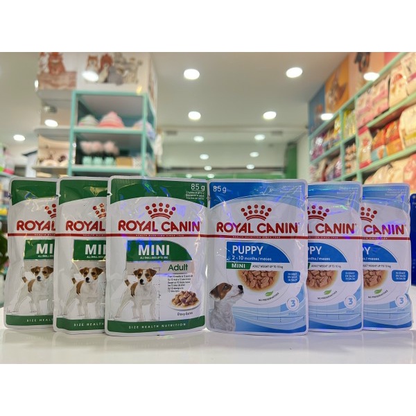 Pate Cho Chó Royal Canin Mini Adult và Pate Royal Canin Mini Puppy 85g