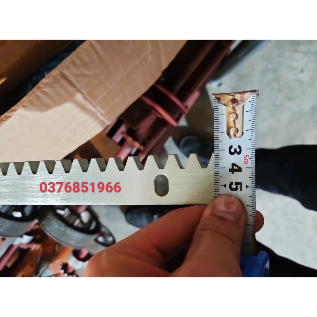 Thanh Răng Cổng Trượt Lùa Tự Động 10mm - Thanh Ray Thép Chống Gỉ