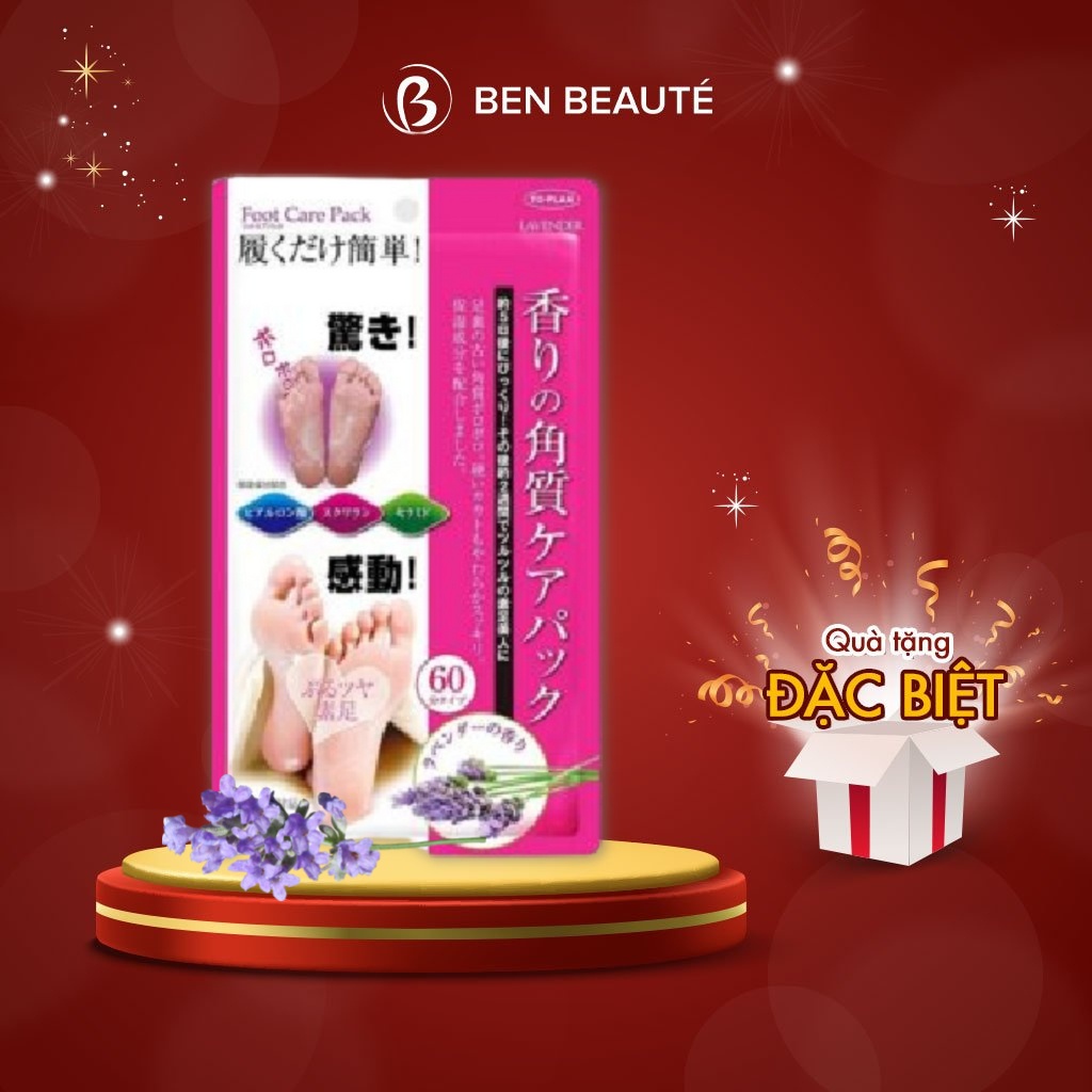 Túi Ủ Tẩy Tế Bào Chết Da Chân Lavender Foot Care Pack To Plan Nhật Bản