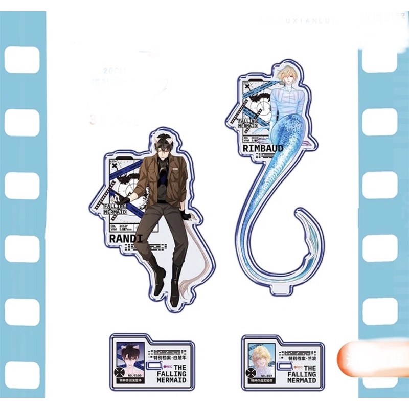 Mô hình standee Nhân Ngư Rơi Xuống