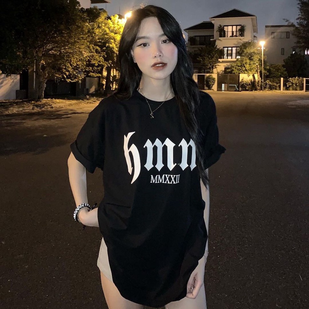 Áo thun nữ BLACKDOKI-MMXXI , áo phông basic hiện đại chất cotton dày dặn oversize cá tính