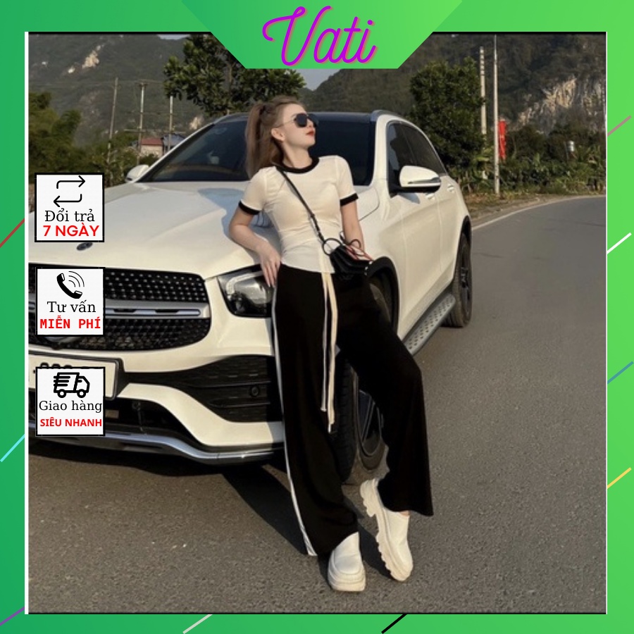 Set bộ áo mix MPB quần chân váy siêu hot, Sét đồ nữ chát thun tăm mặc xuân hè vati shop