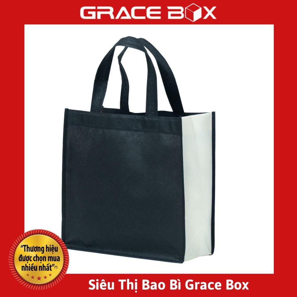 Túi Vải Không Dệt Form Vuông Xinh Xắn - 25 x 25 x 10 cm - Sản Phẩm Sản Xuất Trực Tiếp Tại Túi Vải Môi Trường Grace Box