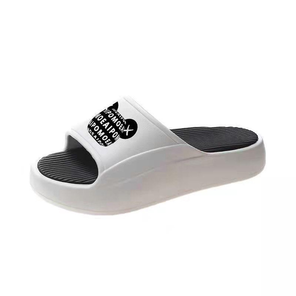 DÉP QUAI NGANG, DÉP BÁNH MÌ ĐÚC NGUYÊN KHỐI ĐỘN ĐẾ HÌNH GẤU 3D KUTE MẪU MỚI CHO NAM