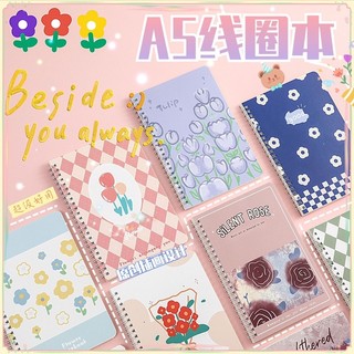 Sổ lò xo A5 hình hoa cỏ
