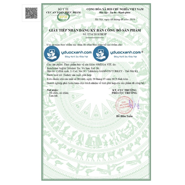 Mua  OMEGA VIT 100ml, Siro Omega 3 cho bé - Y Dược Xanh