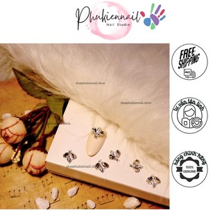 Charm con ong đá cao cấp charm con ong gắn nail