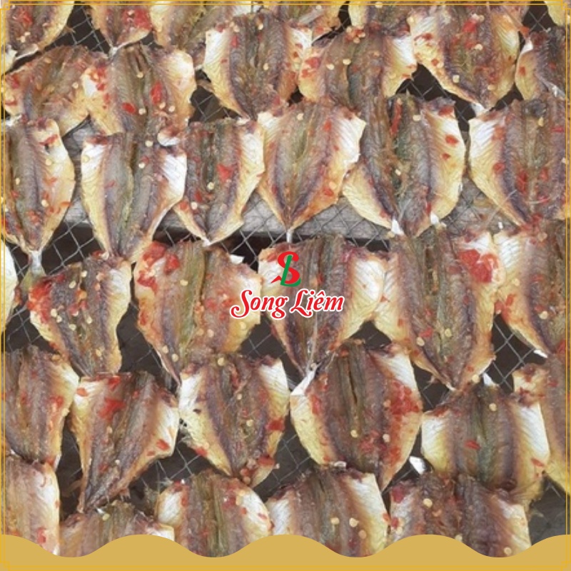 Khô Cá Chỉ Vàng, Cá chỉ vàng ướp tẩm gia vị, cá nhà làm tươi ngon thịt dày thơm cay vừa NPP Songliemshop