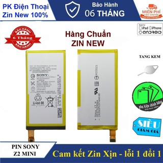 Pin sony z2 mini, z2a, zl2, z2 compact dung lượng 3000 mah - bh 12 tháng