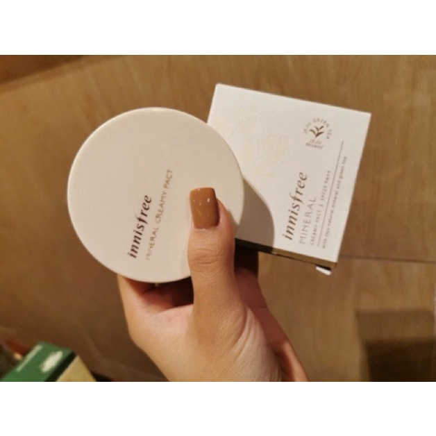 Phấn Phủ Innisfree Mineral Creamy Pact SPF25 PA++