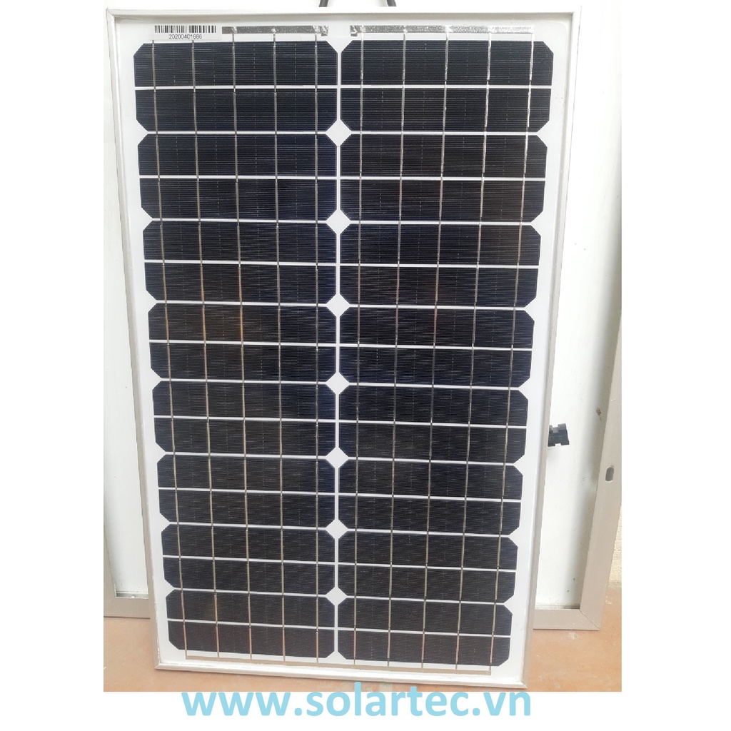 Tấm pin năng lượng mặt trời MONO 30W - Sạc bình ác quy 12v