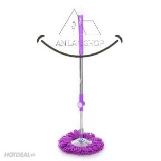 Cây lau nhà 360 độ inox lớn SHOP AN LAC - mâm inox nhập khẩu 100%