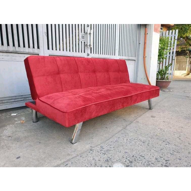 Sofa Bed 1m70 Vải Nhung 3 cách thức thông thái gấp gọn, sofa giường nằm mini