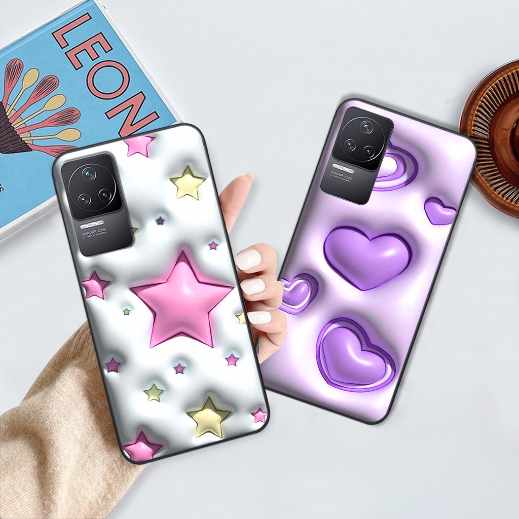 Ốp Xiaomi Redmi K50 in phẳng hiệu ứng 3D giả nổi siêu thật, cực xinh, cá tính